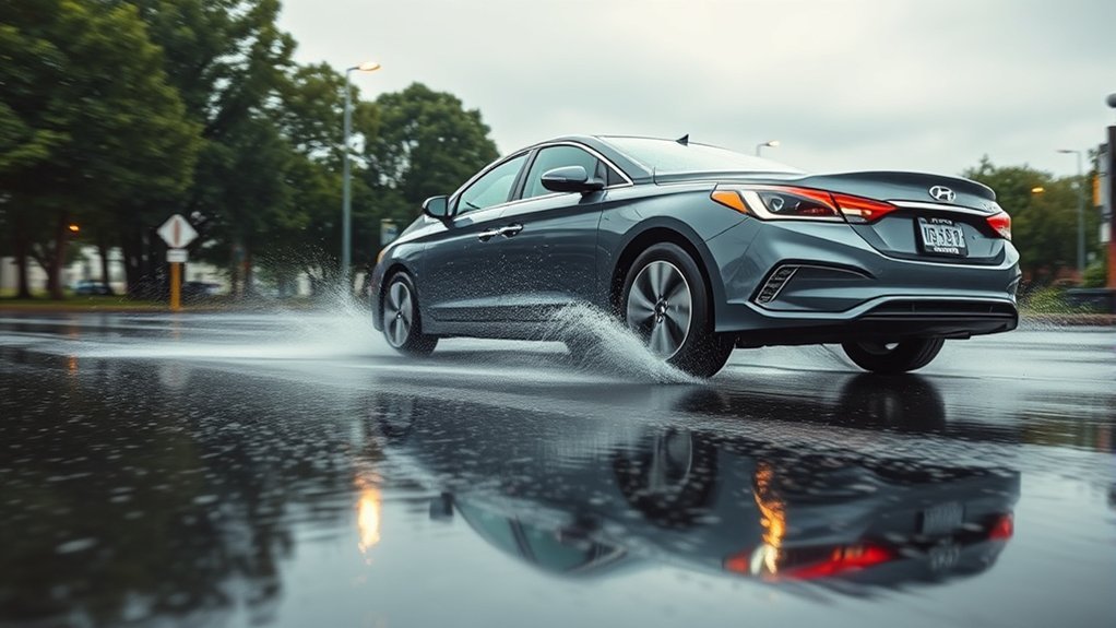 regain control after hydroplaning