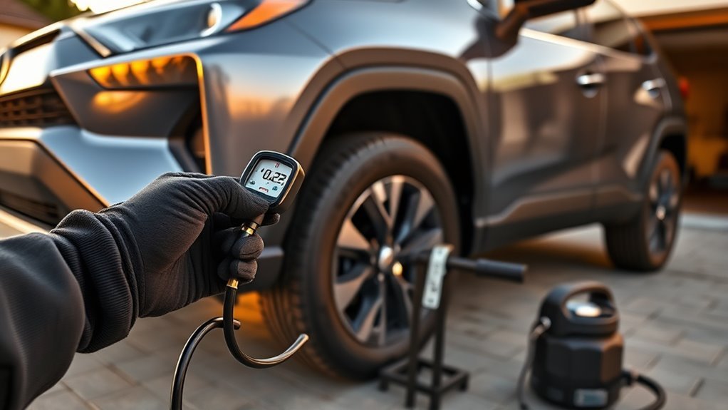 regular tire pressure checks