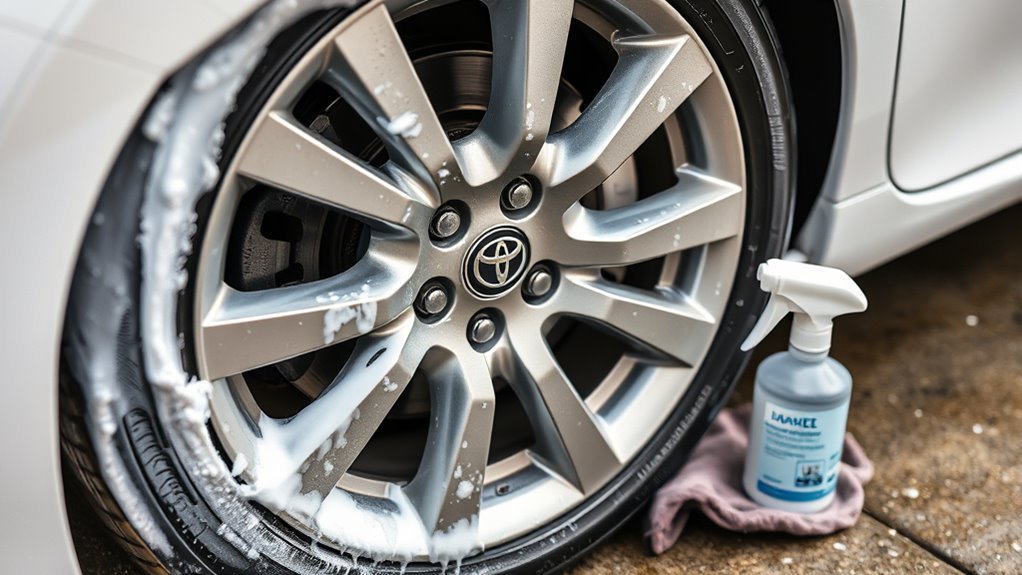 regularly clean alloy rims