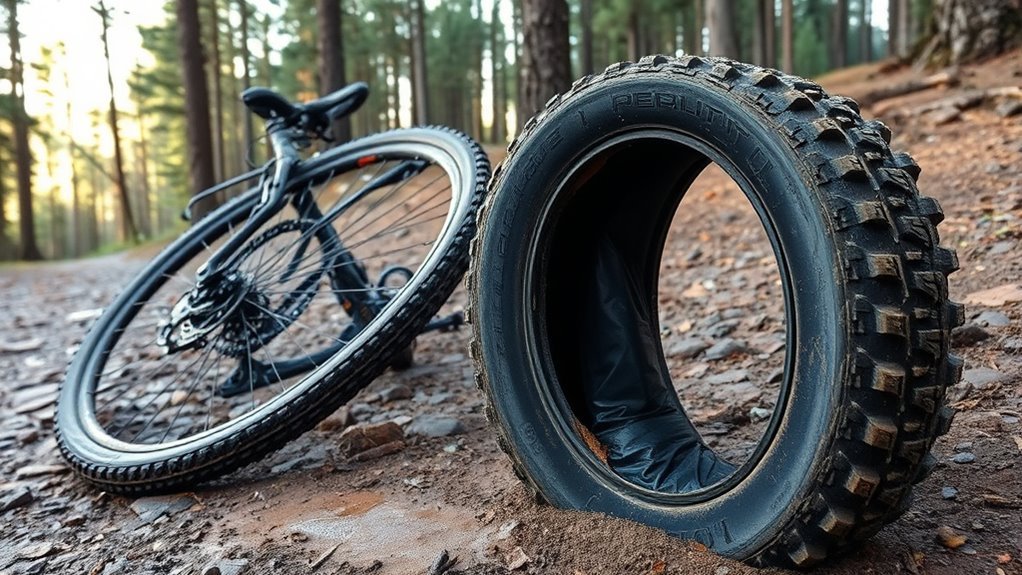 tubeless and tubed tire reliability versus performance balance on trail terrain