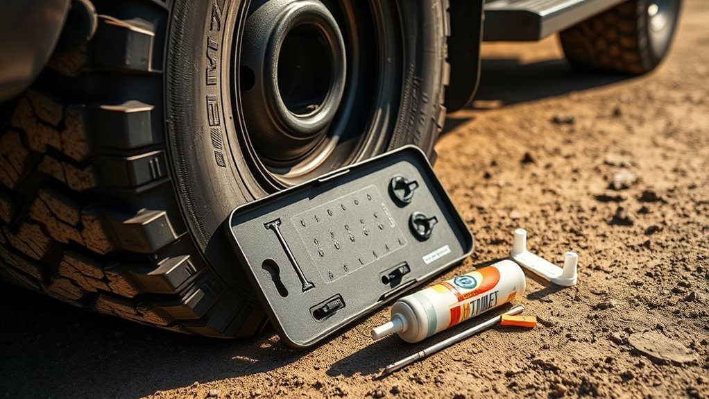 repair toyota hilux tire