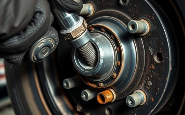replace corroded wheel stud