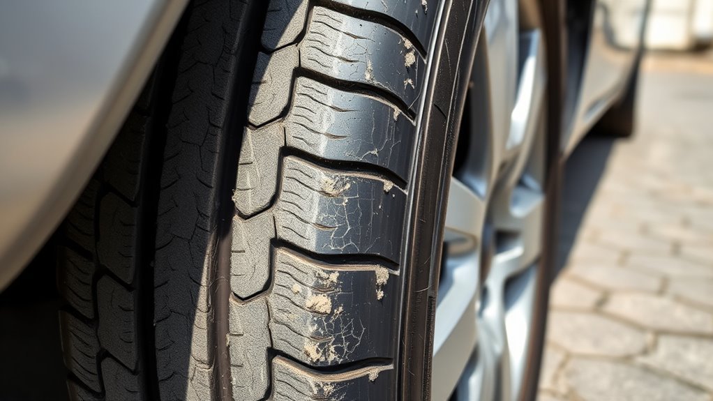 replace dry rotted tires immediately