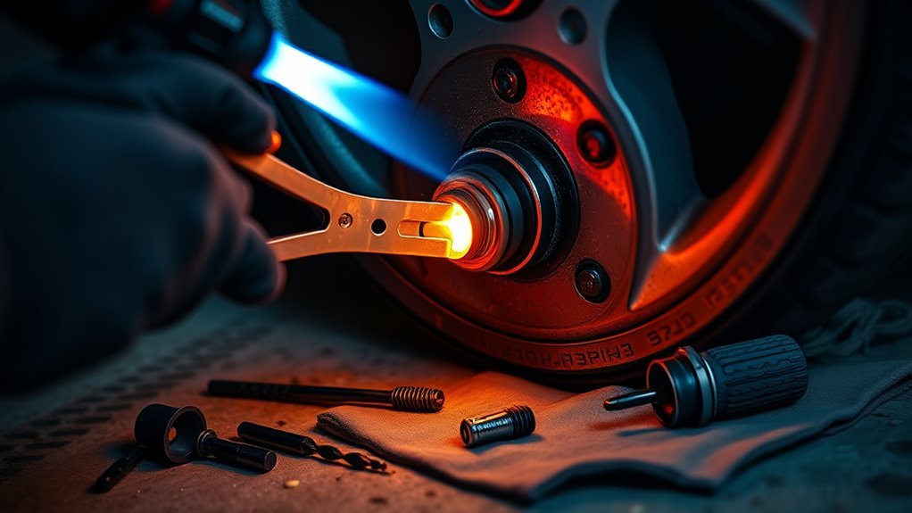 replace rusted wheel studs