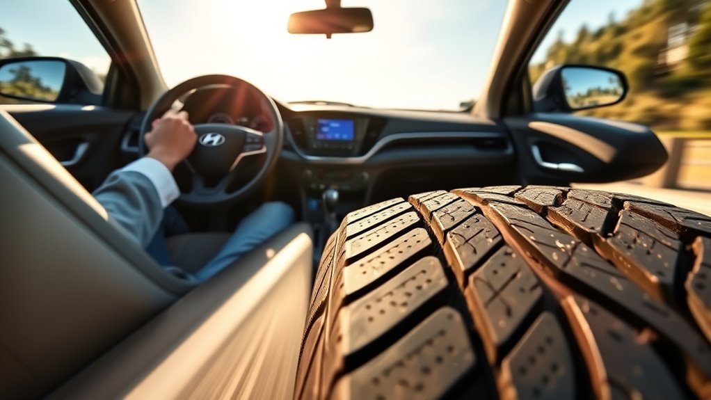 replace tires for noise reduction