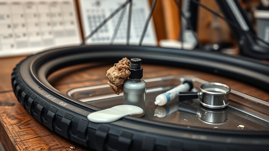 replace tubeless sealant regularly