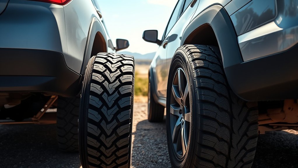 Ride comfort comparison between C-rated and E-rated SUV tires