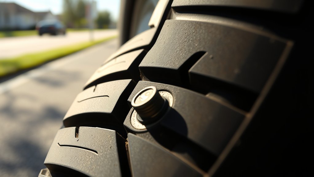 risks of driving plugged tires