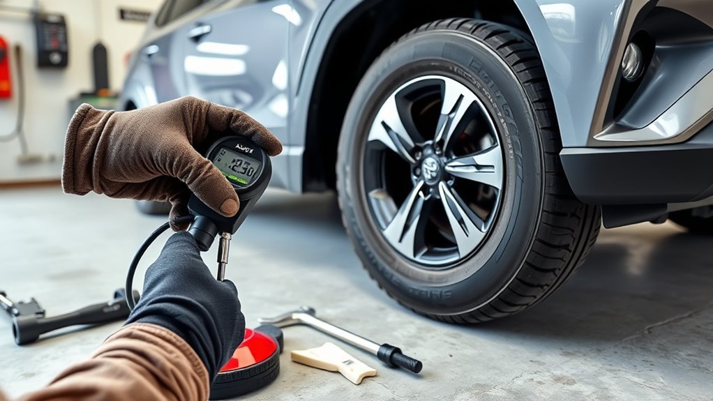 rotate inflate check tread