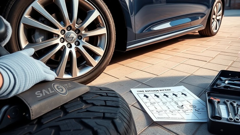 rotate tires every 6 000 miles