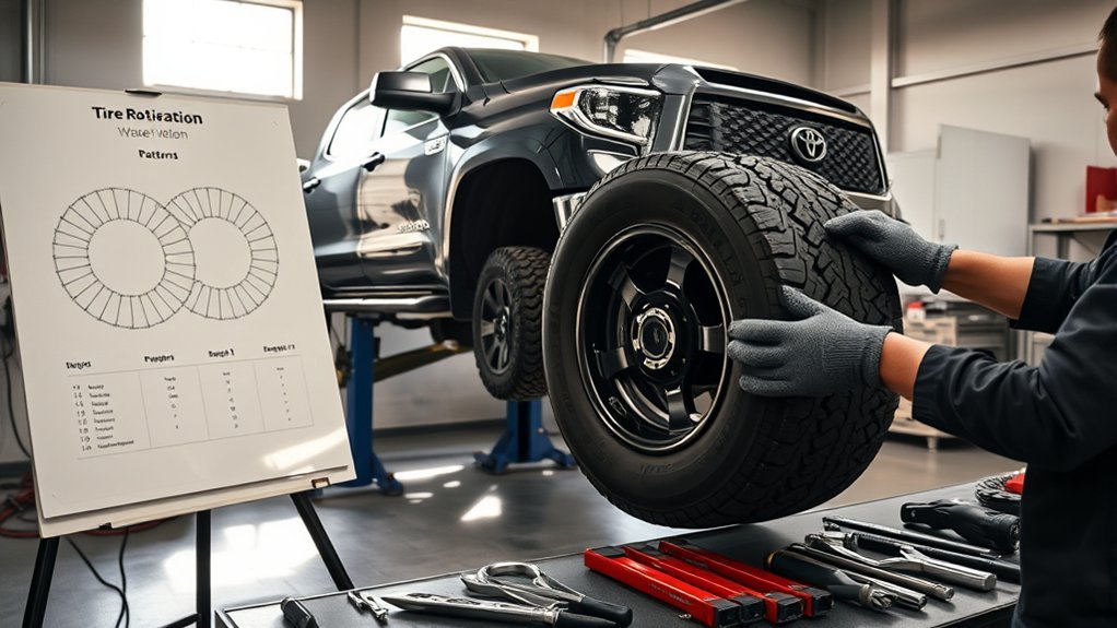 rotate tires on tundra