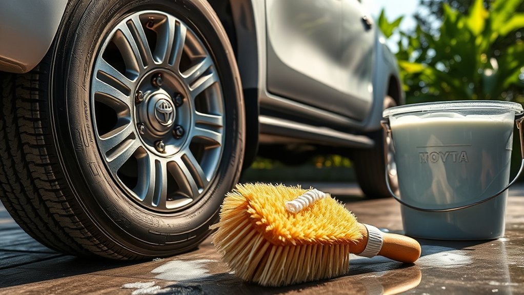 safe cleaning for steel wheels
