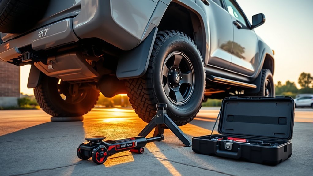 safe tire change procedure