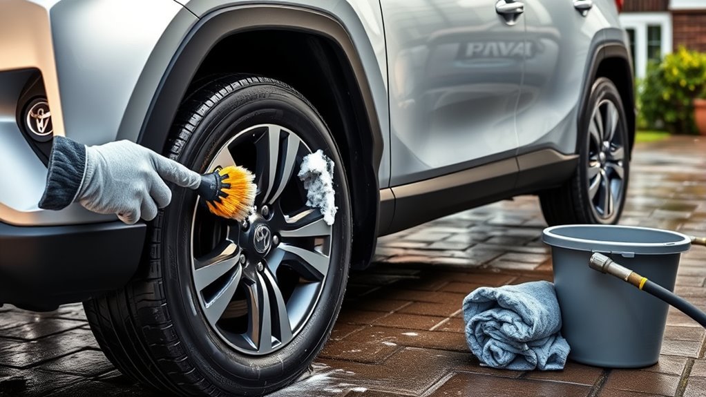 safe tire cleaning techniques