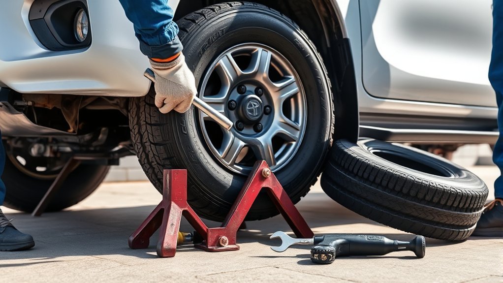 safe tire removal process