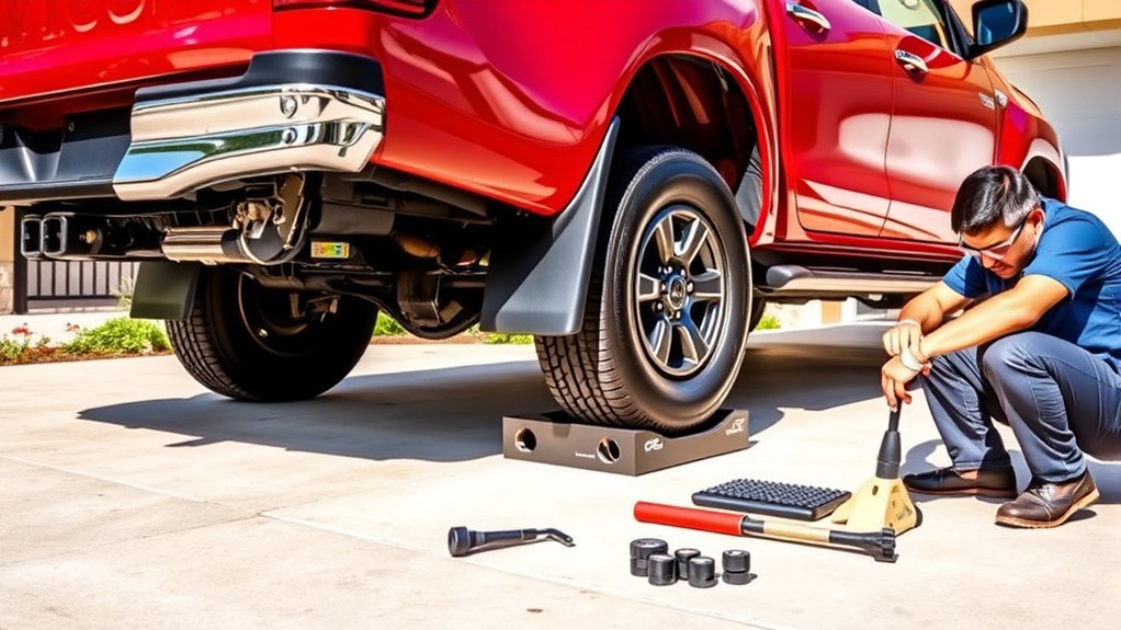 safely lift toyota hilux