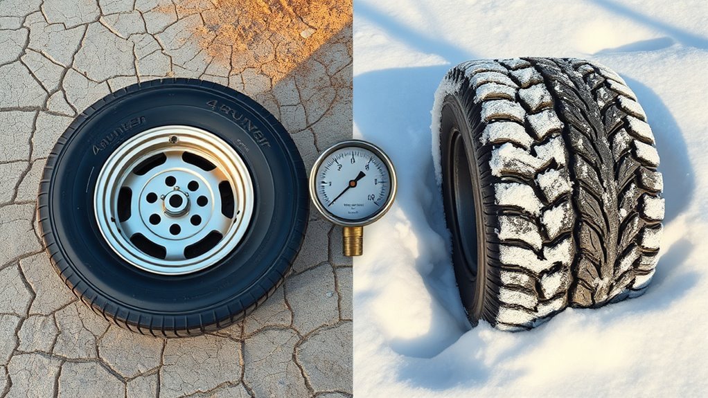 seasonal tire pressure adjustments