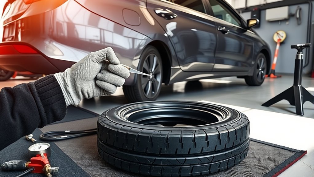 seek professional tire repairs