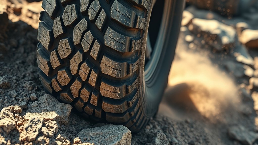 sidewall deflection enhances traction