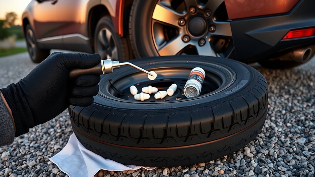 signs for tire assistance