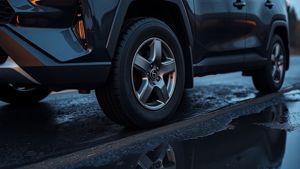 signs of underinflated tires