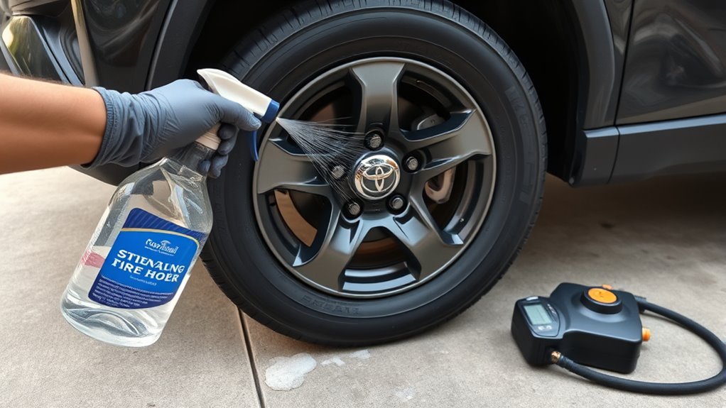 slow tire leak symptoms