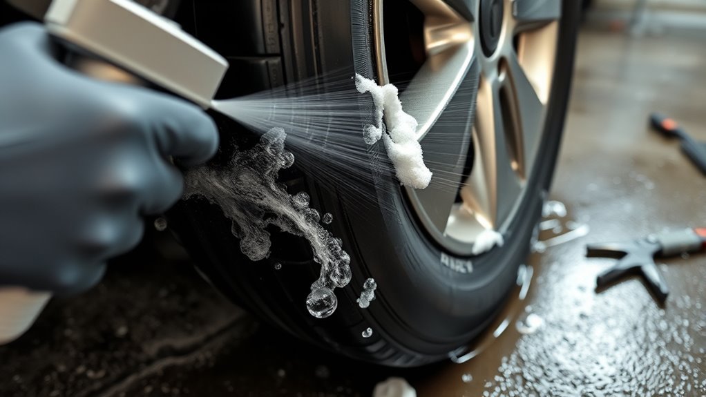 soapy water leak detection