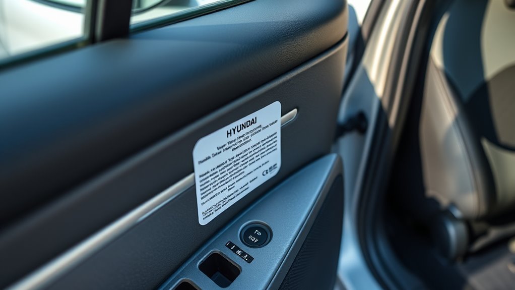 sonata placard location details