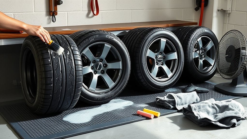 store rav4 tires properly