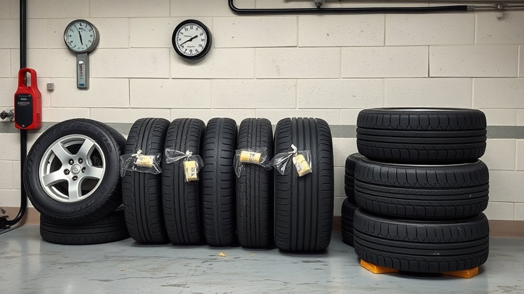 store tires properly inflate