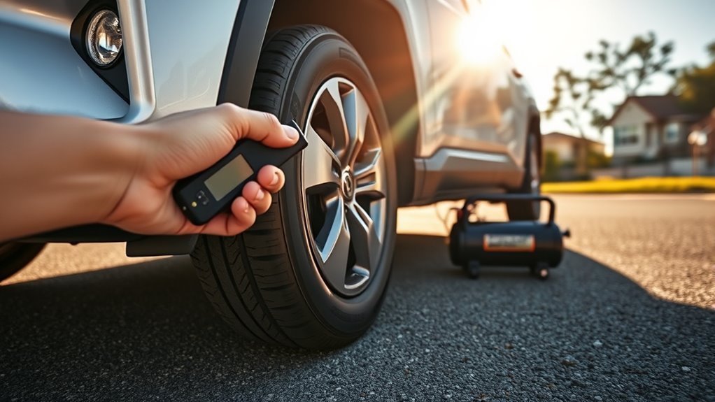 summer tire pressure tips