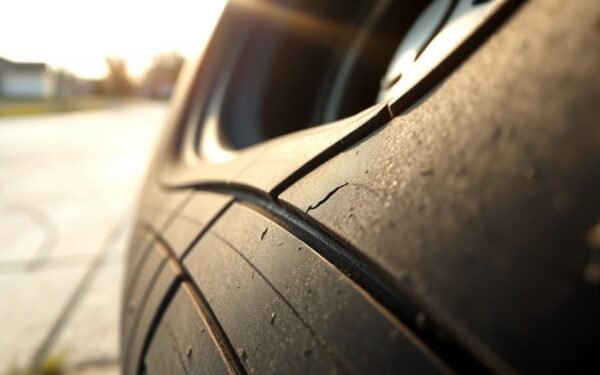 sunlight deteriorates tire rubber