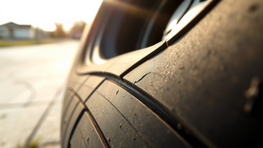 sunlight deteriorates tire rubber