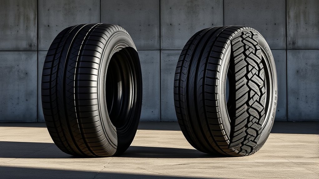 symmetrical tires enhance driving