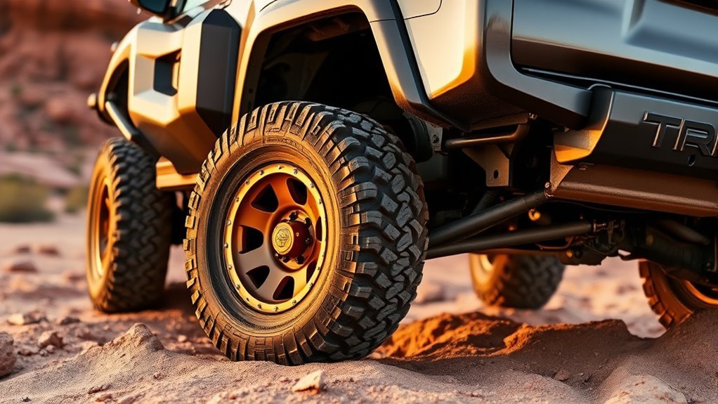 Toyota 4Runner with wheel and tire package options for daily driving and trail use