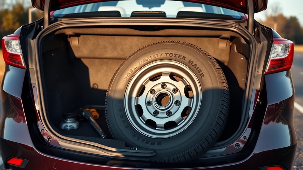 temporary tire for emergencies