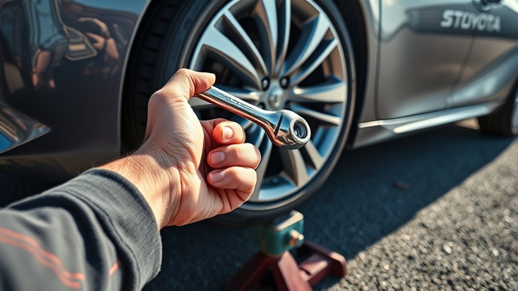 tighten lug nuts securely
