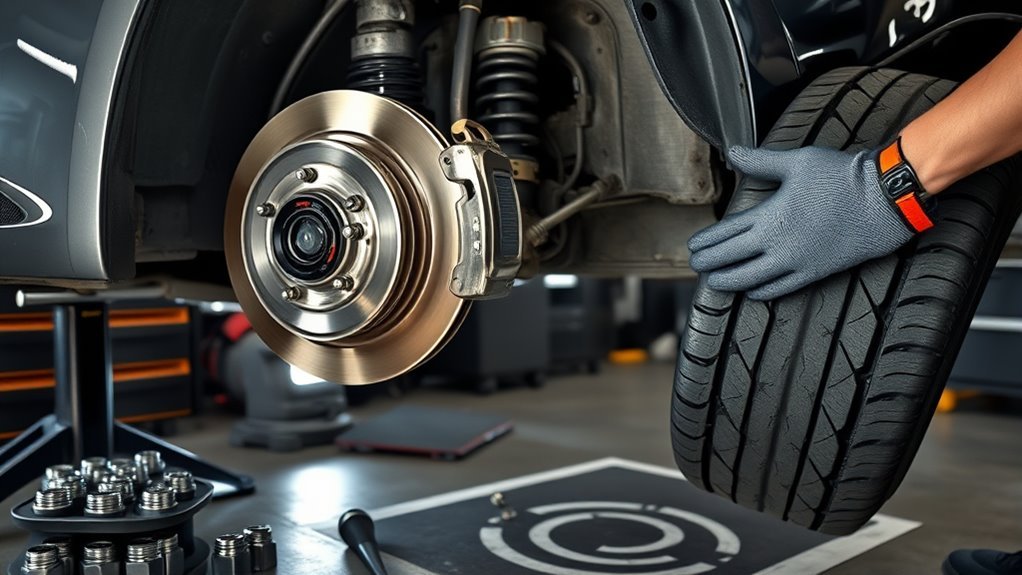 tire and suspension inspection