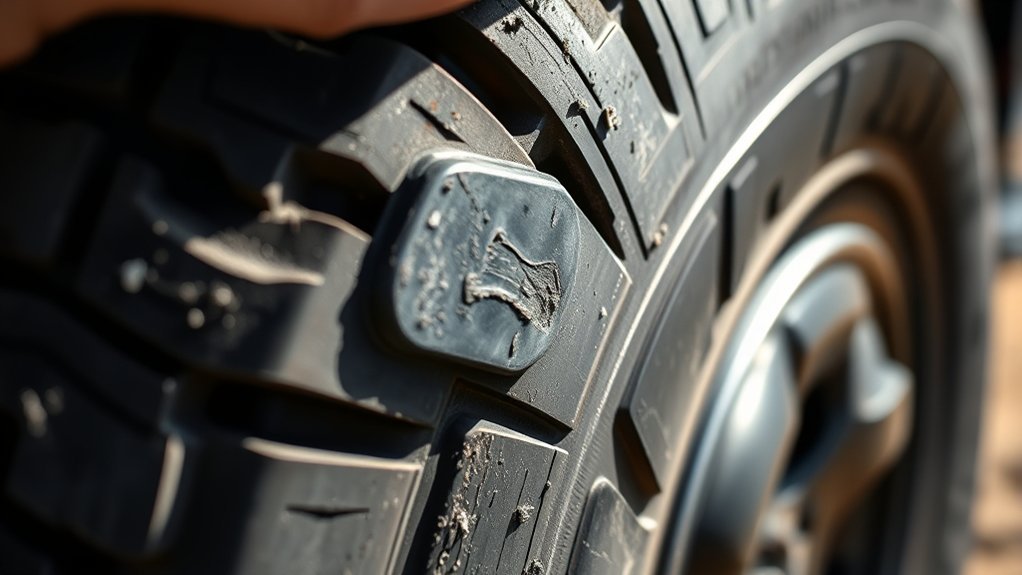 tire bulges from damage