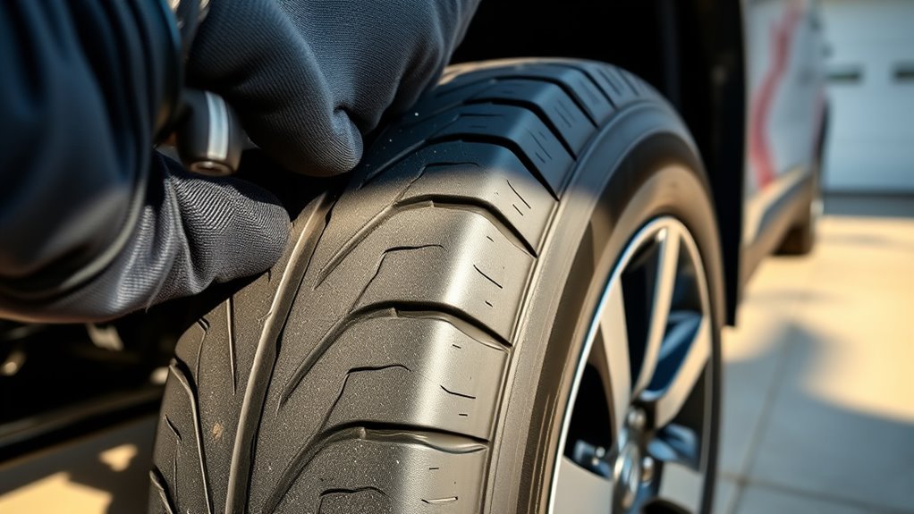 tire bulges indicate danger