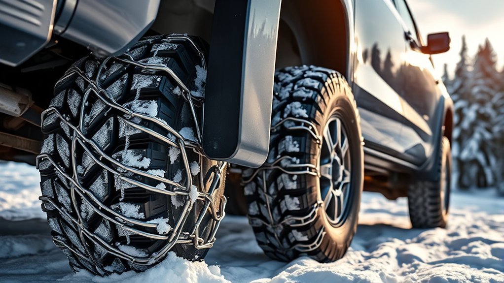 tire cables for limited clearance