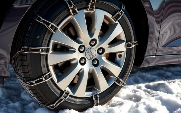 tire chains and wheel damage
