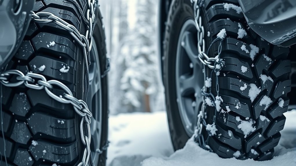 tire chains installation tips