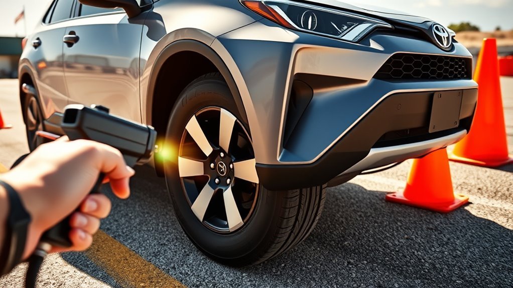 tire contact and temperature