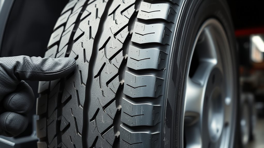 tire feathering warning signs