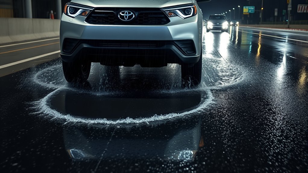 tire hydroplaning causes prevention