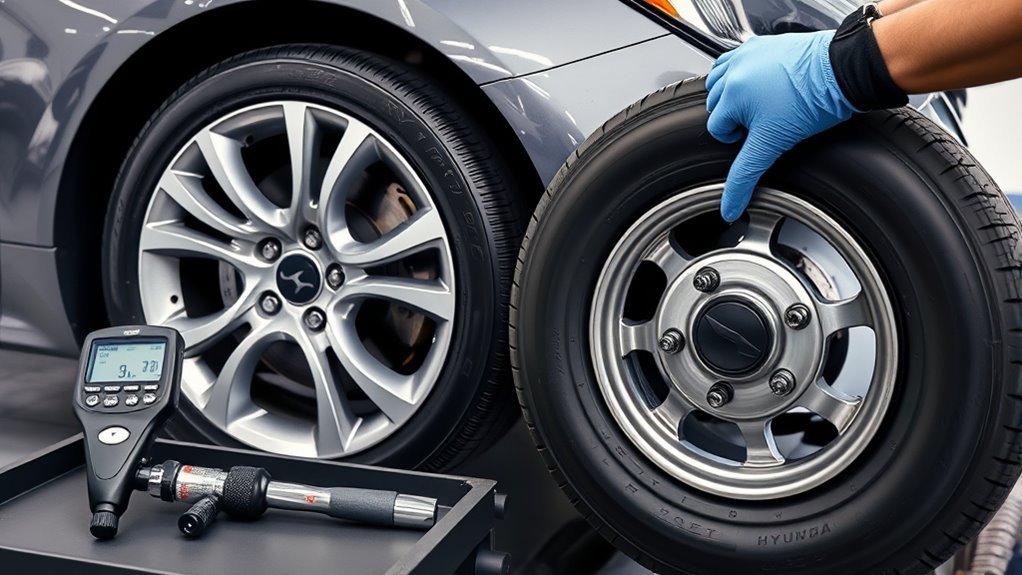 tire installation and verification