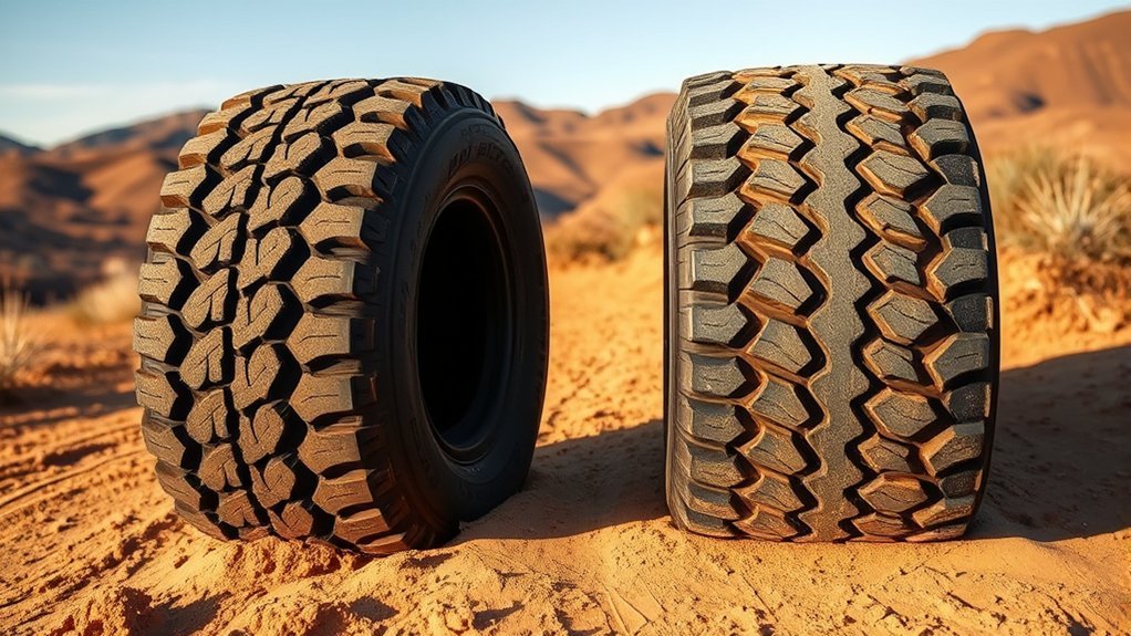Comparison of tire tread longevity and rolling resistance for daily driving