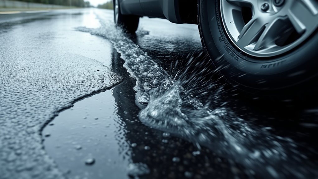 tire maintenance minimizes hydroplaning