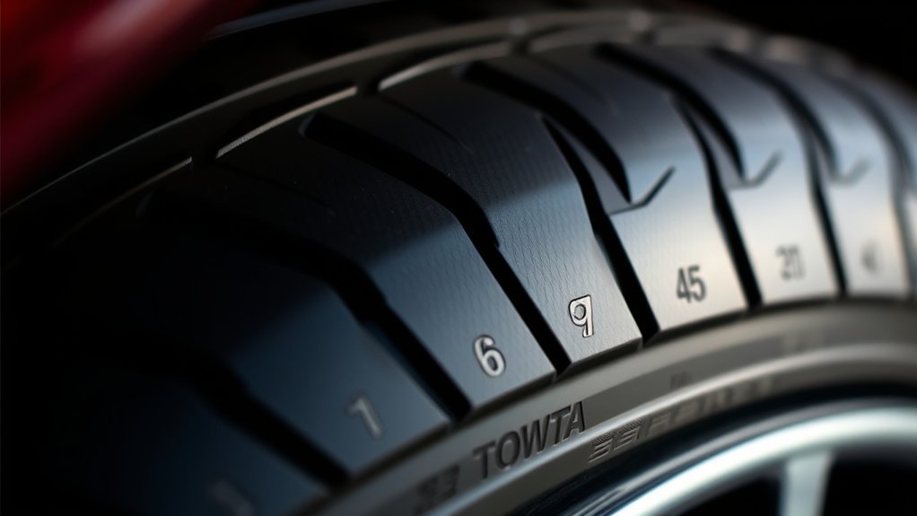 tire markings for camry
